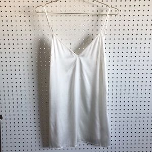 Spell & The Gypsy Bride White Silk Slip Dress